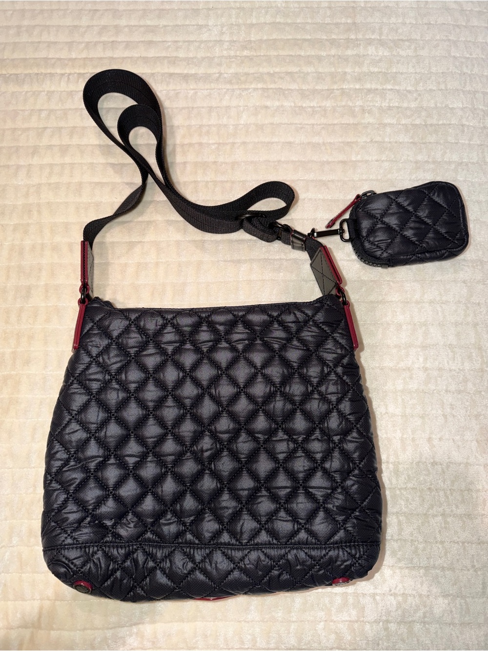 MZ Wallace Quilted Mia in Black - Picture 3 of 12